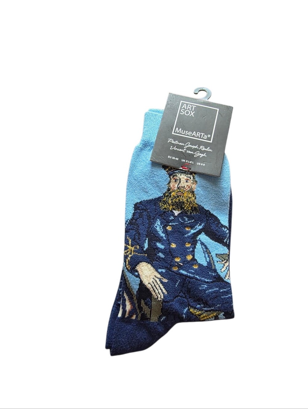 art sox socks musearta vincent van gogh postman Joseph roulin new size 6-9